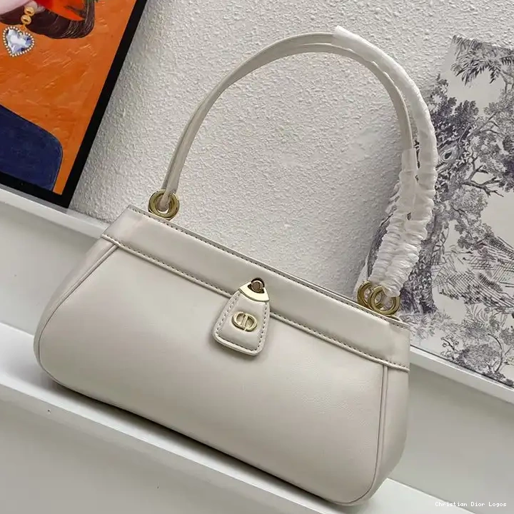 Calfskin Box Key White Dior Small Bag 0518 Luxury